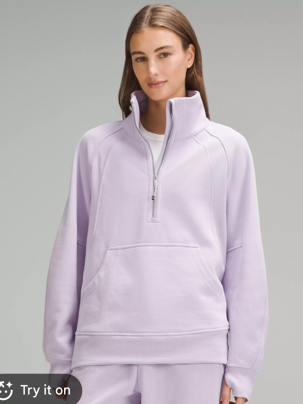 Lululemon oversized scuba half zip
